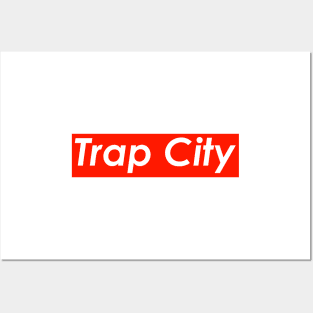 Trap City (Red) Posters and Art